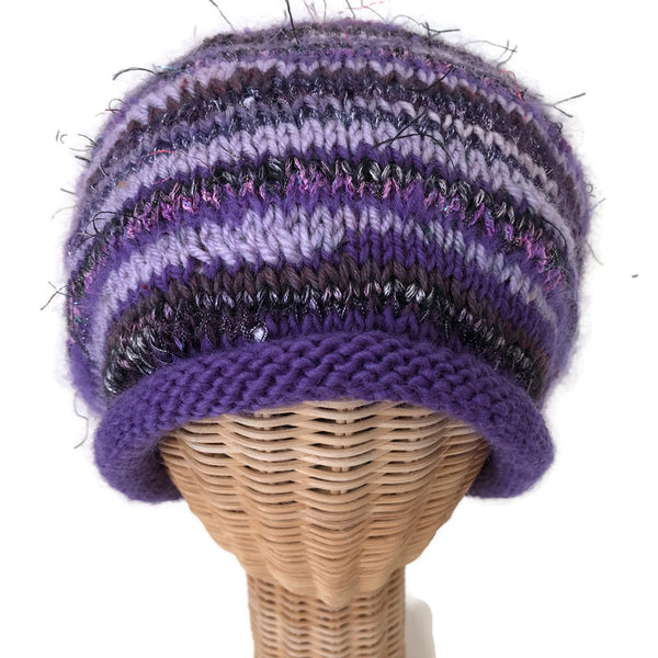 Purple Slouchy Hat