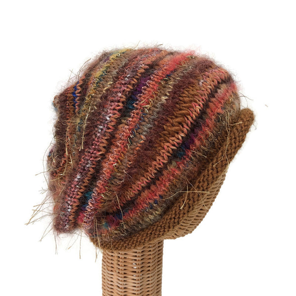 Brown Slouchy Hat