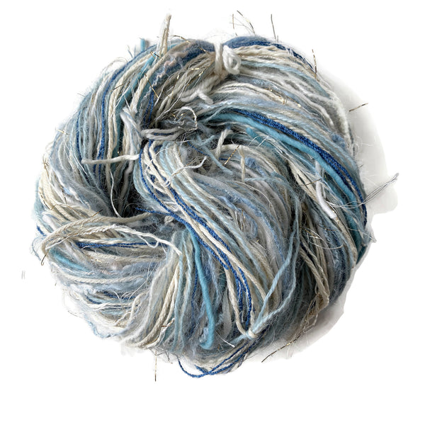 Lite Blue w Ecru FUSION Yarn