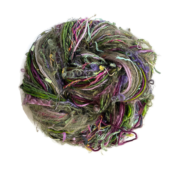 Olive w/Mauve  FUSION Yarn