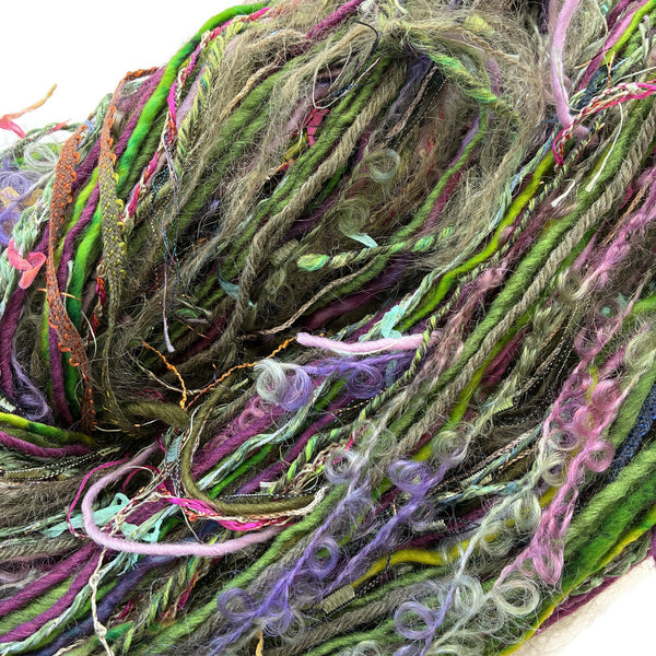 Olive w/Mauve  FUSION Yarn