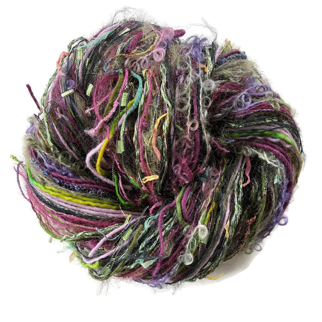 Olive w/Mauve  FUSION Yarn