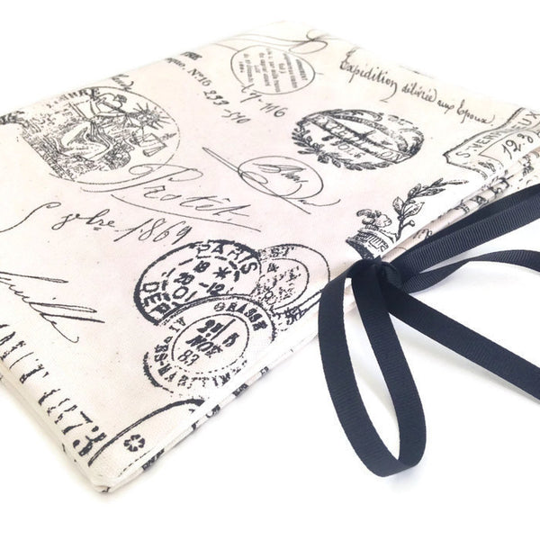 Circular Needle Case Black French Fabric - Buttermilk Cottage
