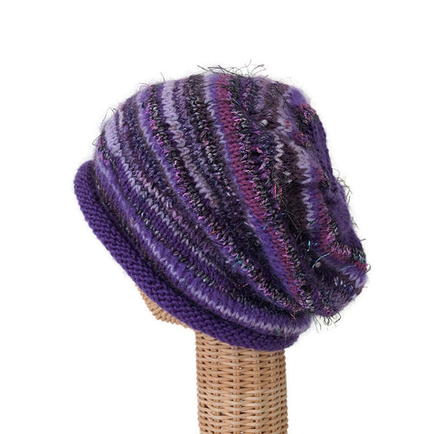 Purple Slouchy Hat
