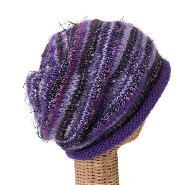 Purple Slouchy Hat