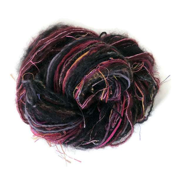 Black w/Fuchsia FUSION Yarn