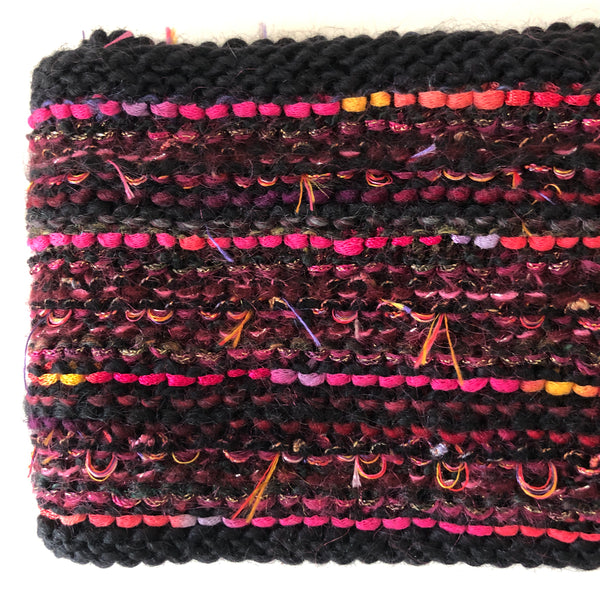 Black w/Fuchsia FUSION Yarn