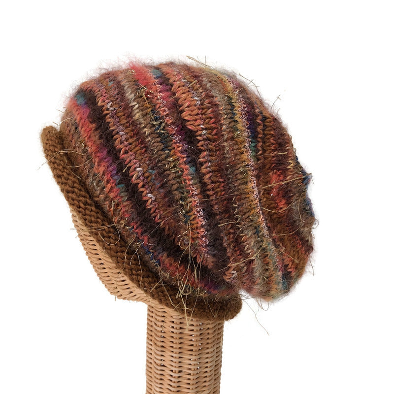 Brown Slouchy Hat