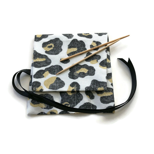 Sock Knitter's Needle Set Faux Animal Print