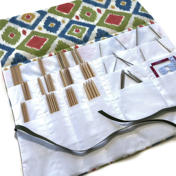Combination DPN and Circular Needle Case Diamond Motif