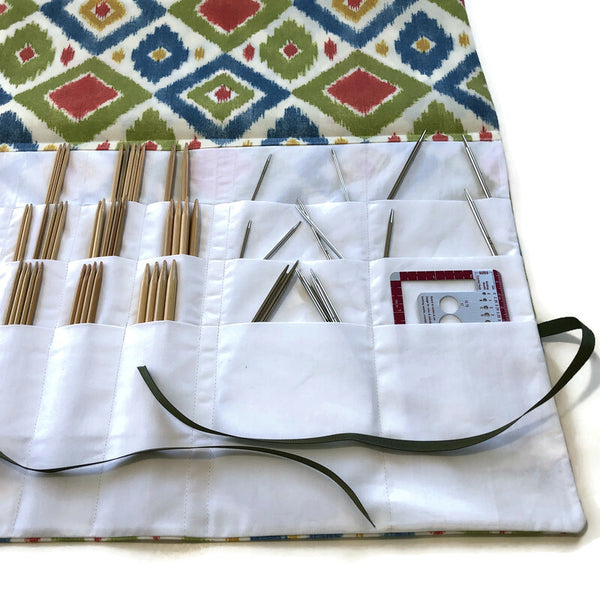 Combination DPN and Circular Needle Case Diamond Motif