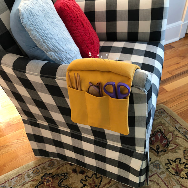 Tools Knitter's Armchair Caddy Choice of Fabrics