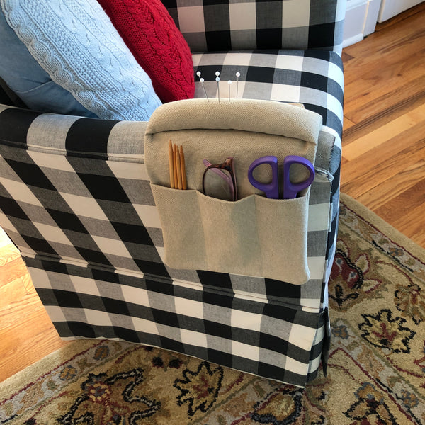 Tools Knitter's Armchair Caddy Choice of Fabrics