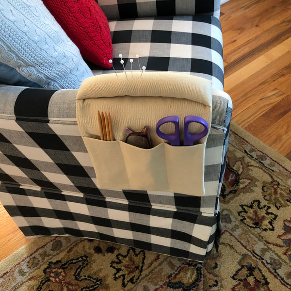 Tools Knitter's Armchair Caddy Choice of Fabrics