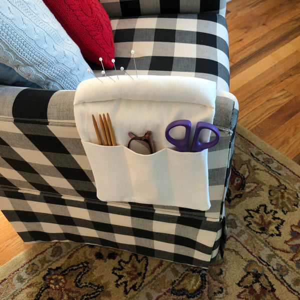 Tools Knitter's Armchair Caddy Choice of Fabrics