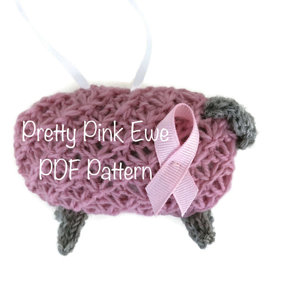 PDF Sheep Pattern "Pinky, Pretty Pink Ewe"