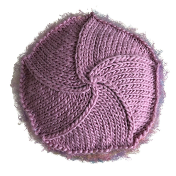 Rolled Brim Beanie Pink and Pastels