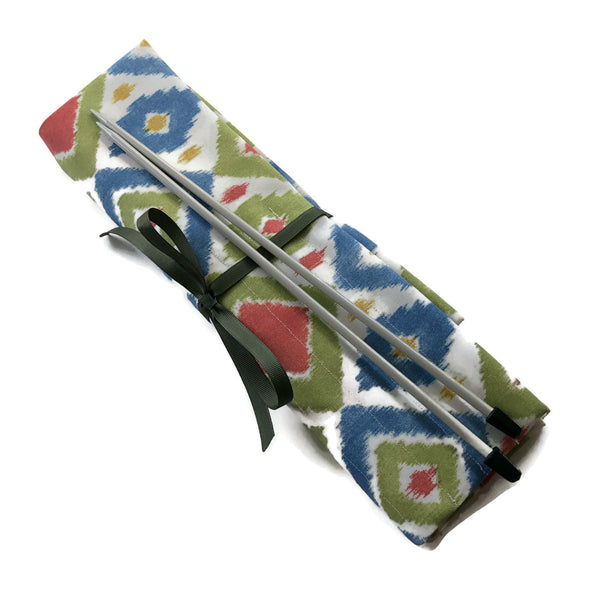 Straight Knitting Needle Roll Up Case New York City Icons