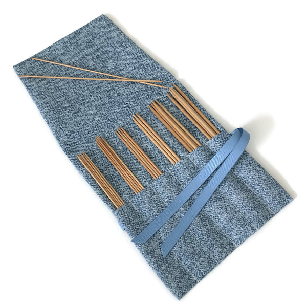 Double Point Needle Six  Pocket Roll Up Blue "Denim"