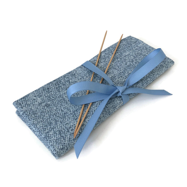 Double Point Needle Six  Pocket Roll Up Blue "Denim"