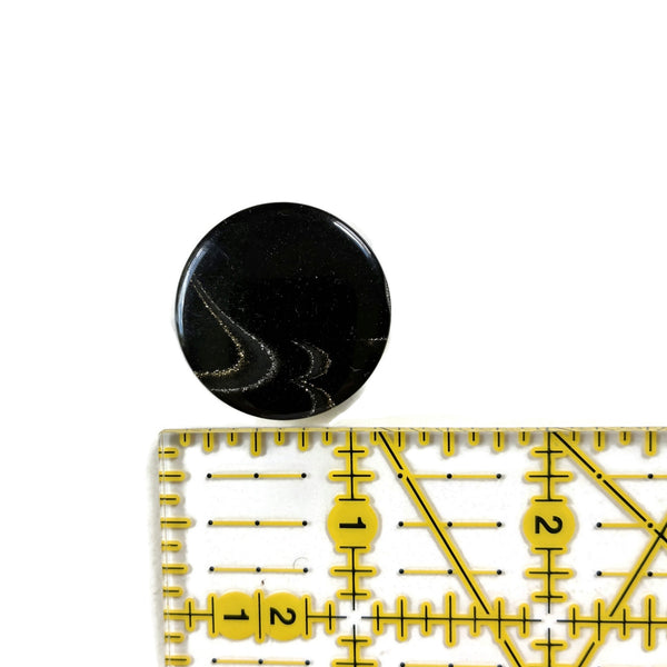 Black and Metallic Buttons