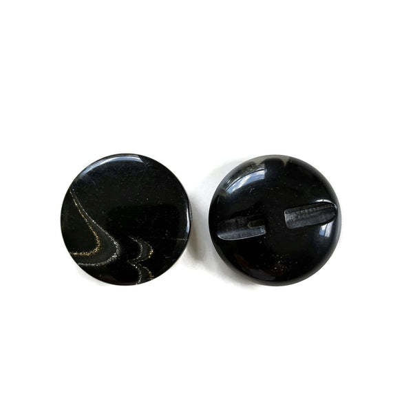 Black and Metallic Buttons