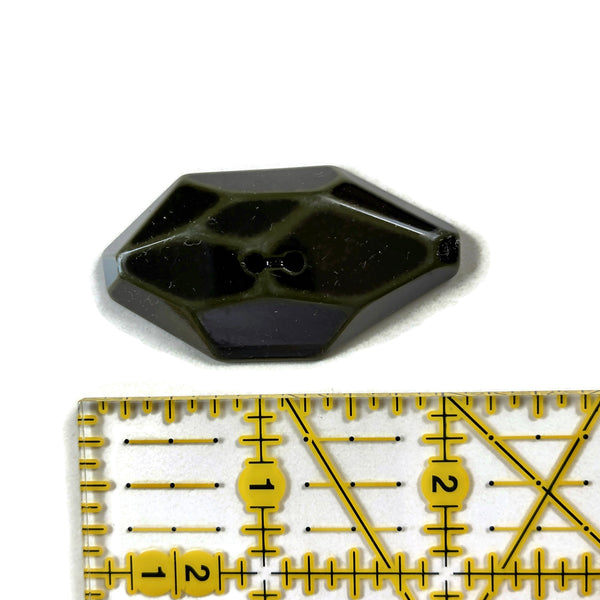 Dark Green Oblong Buttons
