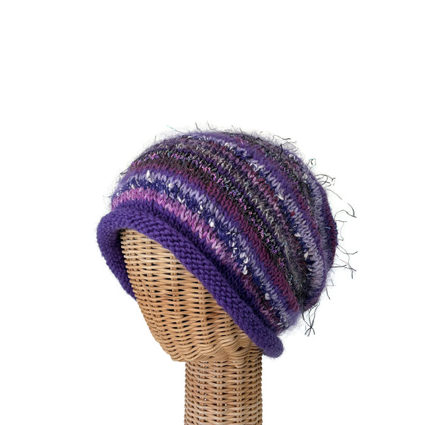 Purple Slouchy Hat