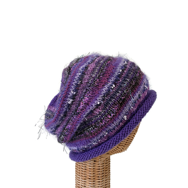 Purple Slouchy Hat