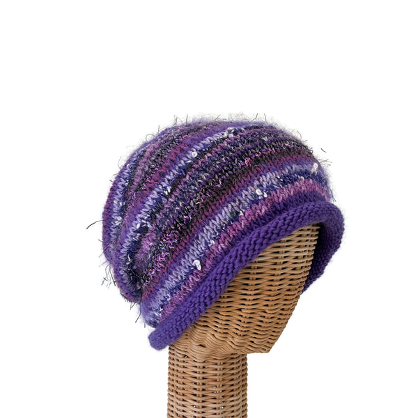 Purple Slouchy Hat