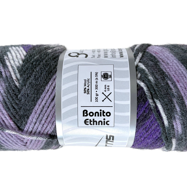 DK Weight ICE Bonito Purple Space Dyed