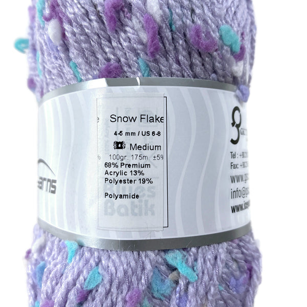 Snow Flake ICE Yarn Lavender