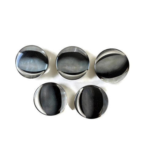 Black Gray Buttons