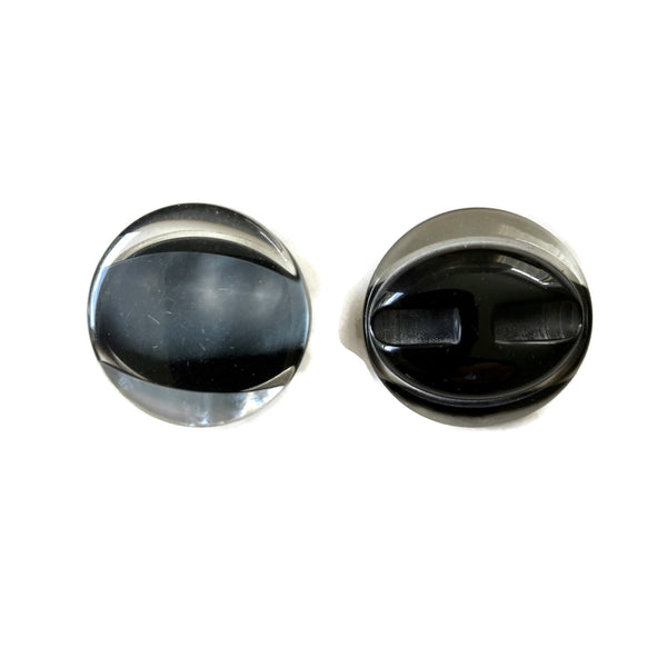 Black Gray Buttons