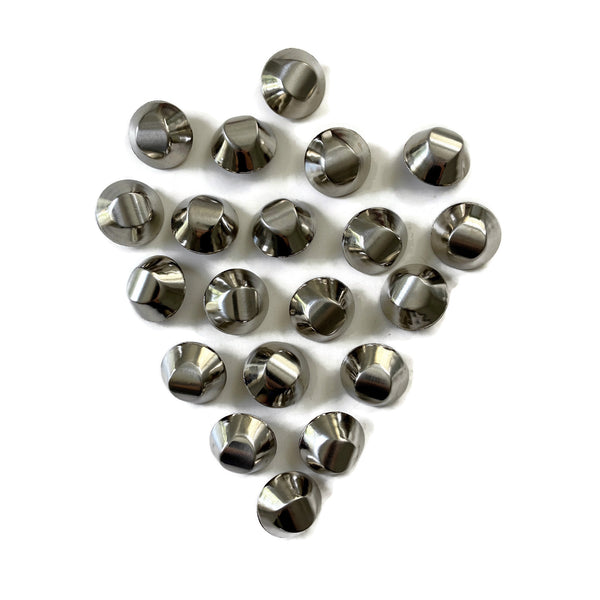 Metal Buttons Cowbell Shape