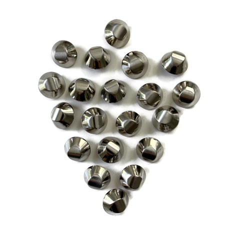 Metal Buttons Cowbell Shape