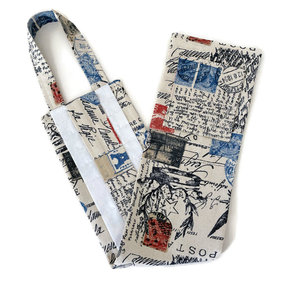 Hanging Circular Needle Organizer French Icons and Script