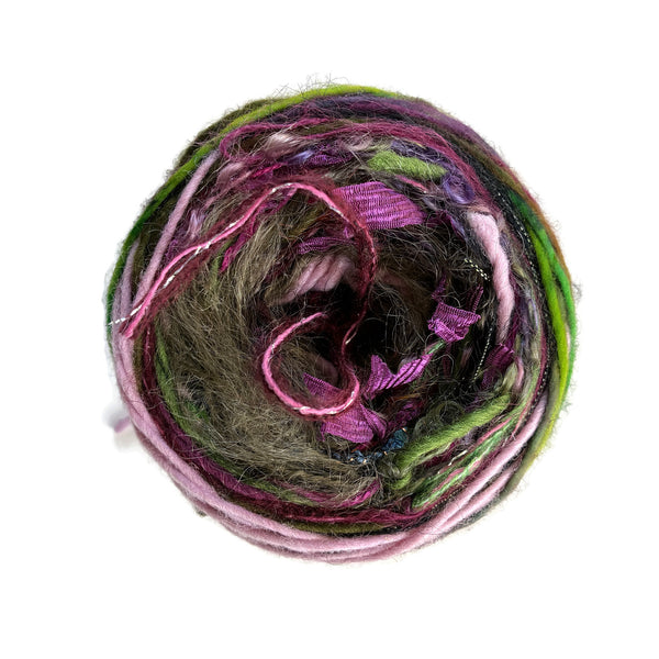 Olive w/Mauve  FUSION Yarn