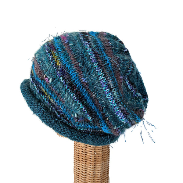 Teal Slouchy Hat