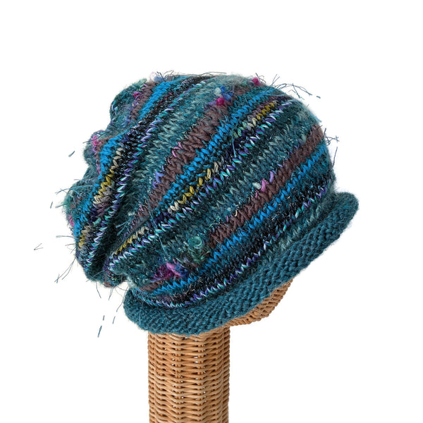 Teal Slouchy Hat