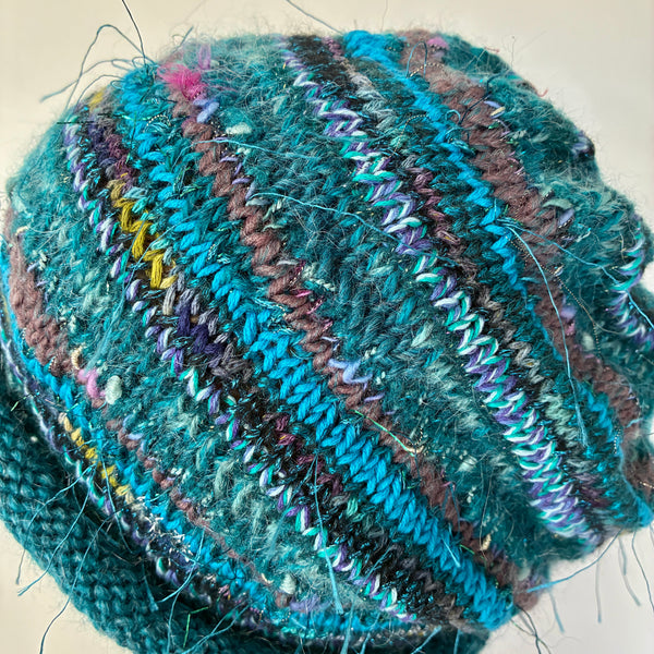 Teal Slouchy Hat
