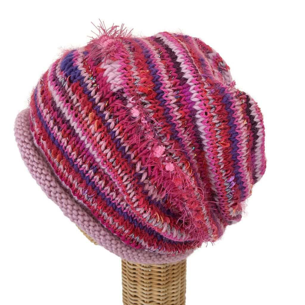 Slouchy Hat Pink FUSION