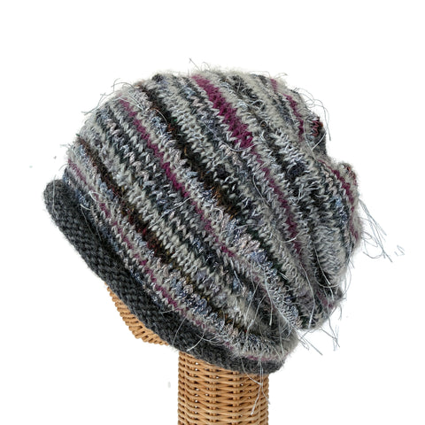 Gray Slouchy Hat