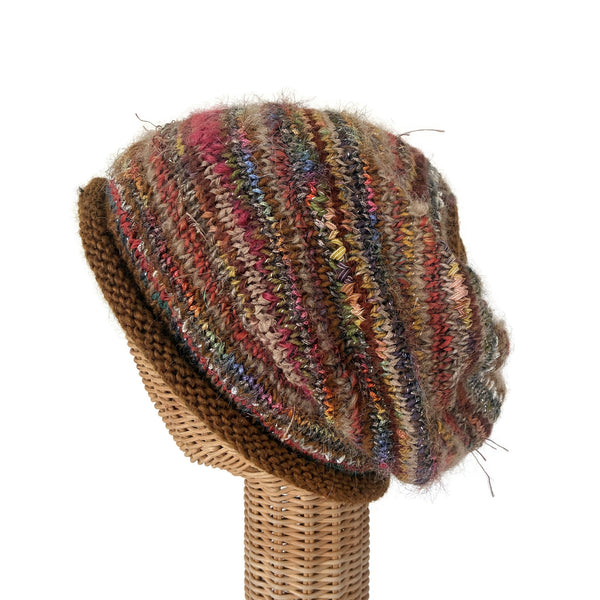 Brown Slouchy Hat