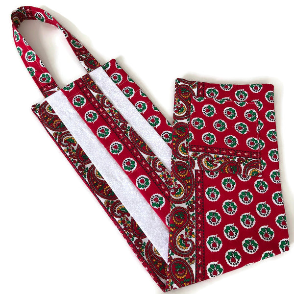 Hanging Circular Needle Organizer Red French Provence