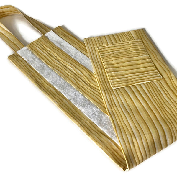 Hanging Circular Needle Organizer Yellow Stripe