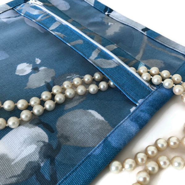 Accessory Bag Blue Floral
