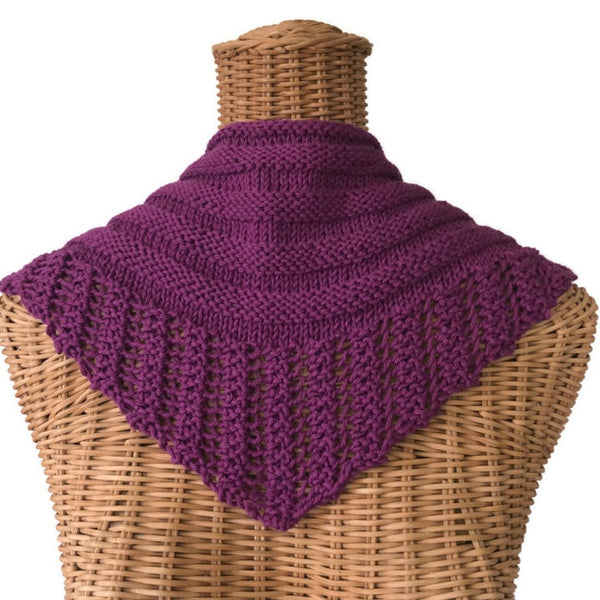 Lacy Knit Scarf Cotton Wool Mustard Yellow