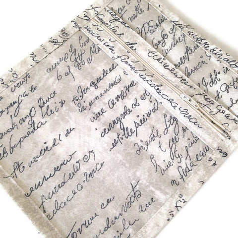 Accessory Bag Faux Script
