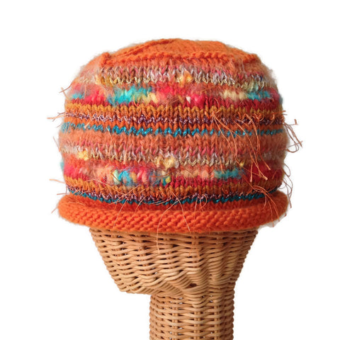 Beanie Cloche Orange FUSION - Buttermilk Cottage